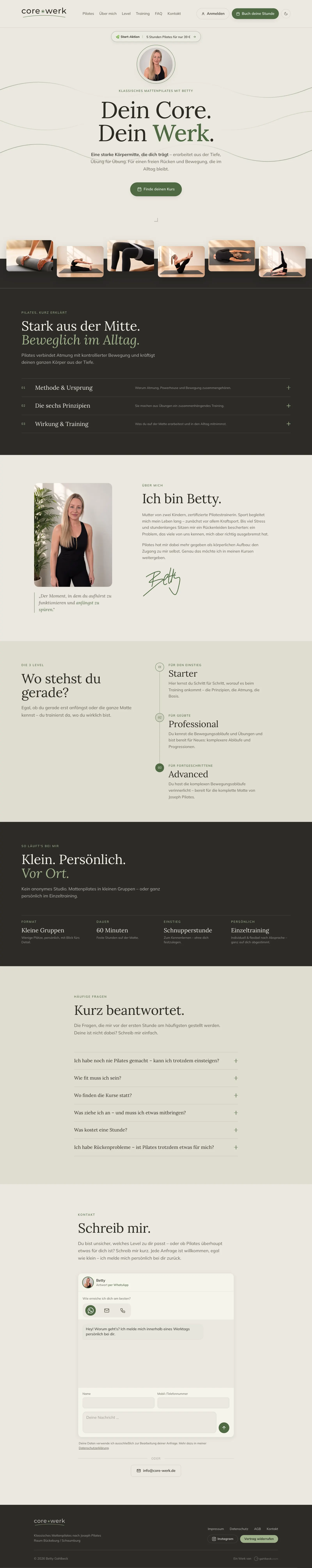 Startseite von core-werk.de
